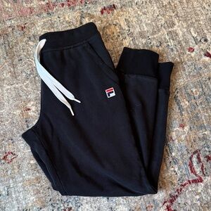 Fila  Black Jogger Pants